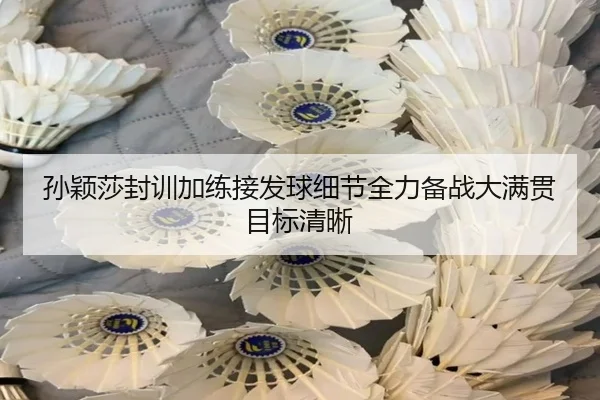 孙颖莎封训加练接发球细节全力备战大满贯目标清晰